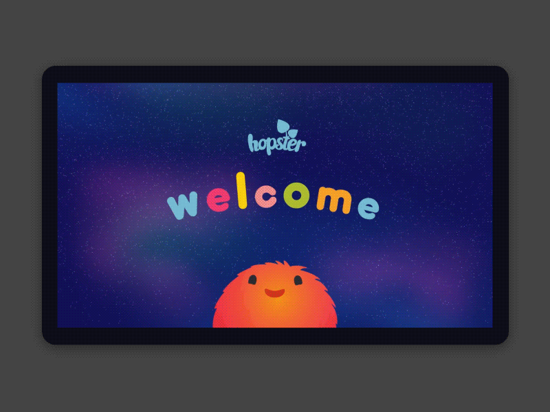Hopster TV parents service tvos content product design ux ui design platform games family kids apple animation tv hopster