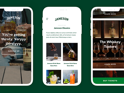 Jameson App app construction consumer content data design desktop jameson platform product design project service shop strategy studio study ui ux website