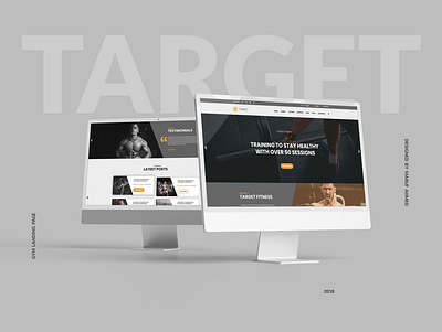 Target, Gym Training Center Website Landing Page design gym ui uiux user experience user interface ux web web ui webpage website