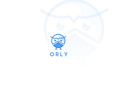 orly - owl graph logo pictogram brand branding conception design graphic design illustration illustrator inspiration logo mascot pictogramme