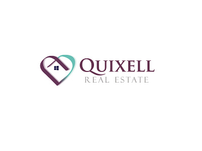 quixell real estat logo logofolio pictogramme