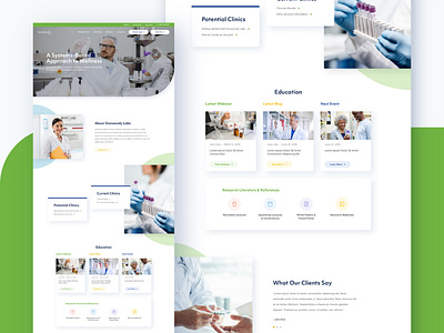 Medical Testing & Healthcare Web Design