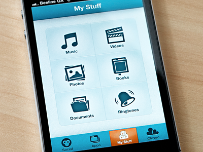 My Stuff android ios iphone social ui