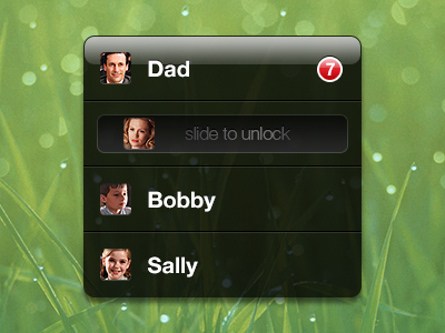 Multiple Users on iPad Concept auth ios ipad login ui