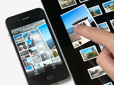 iOS Photo Sharing Concept ios ipad iphone photo ui