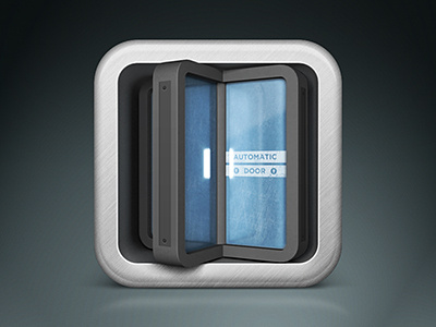 App Icon door glass icon ios