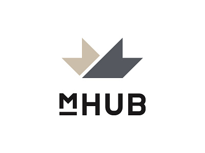 mHUB Identity brand business cards identity logo mhub mnml typography