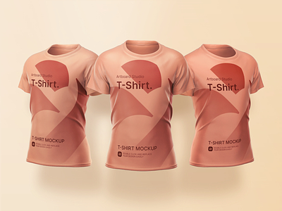 T-shirt Renders for Artboard Studio 3d branding clo3d garment graphic design marvelousdesigner mockup modelling rendering rhino3d tshirt
