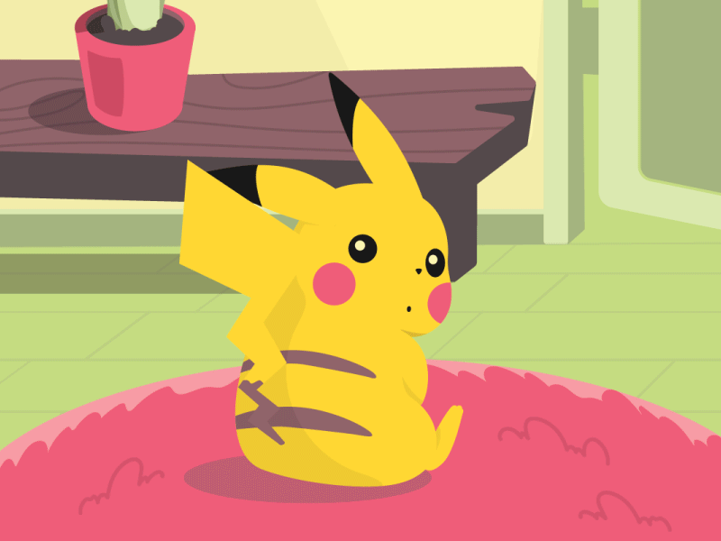 Me + Pokémon = 👋 💸 2danimation animation digital illustration motiondesign motiongraphics pikachu pokemon