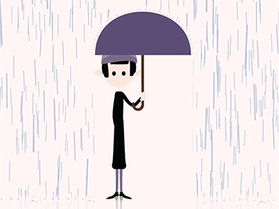 Rain Friend 2danimation illustration