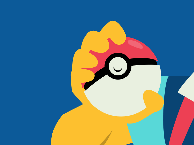 Pokemon in a pokeball animation illustration motiongraphics pokeball pokemon