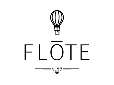 Flote adobe art balloon black and white cool art daily logo challenge design graphic graphic design illustrator logo logo challenge