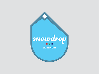 Snowdrop adobe art blue cool art daily logo challenge design graphic graphic design illustrator logo logo challenge snowdrop