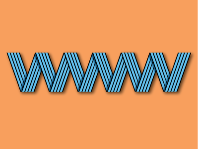 Woven 2d abstract art blue clean design graphic design illustrator logo orange type typography vector