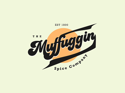 Muffuggin Logo brand concept illustration logo typography vector web ui