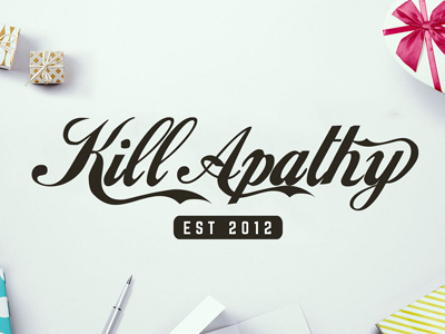 Kill Apathy Brand Logo apathy brand kill logo