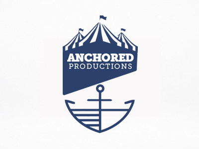 Anchored Production Logo anchored logo production