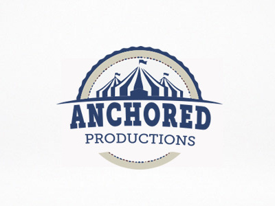 Anchored Production Logo Concept anchored concept logo production