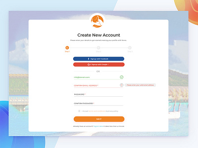 Create New Account for a Project