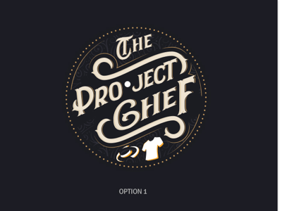 The Project Chef Logo Dark Version