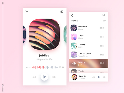 Daily UI #09 / Music Player