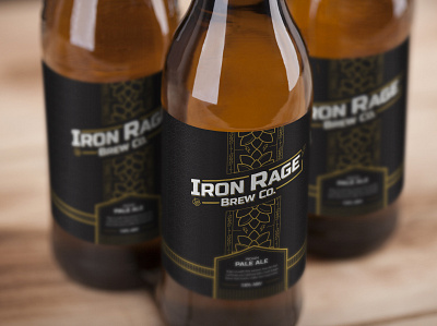 Iron Rage :: Beer Label beer beer art beer bottle beer label beer packaging branding branding agency brewers brewery brewery branding conceptual graphic design illustration ipad pale ale typogaphy vector