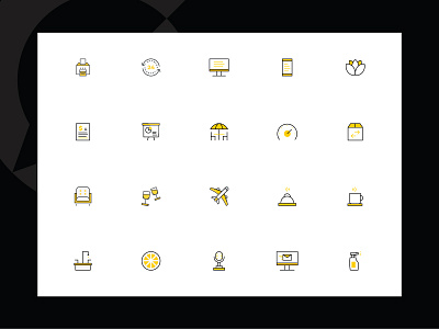 ColabSpace :: Icons amenities app business collaborate colors coworking coworking office dual tone icons lifestyle minimal modern productivity property services simple slider ui ux website