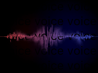 Some voice concept # 1 animation c4 c4d c4d42 cinema cinema 4d cinema-4d concept dark design noise noisy police random spline voice wave waves