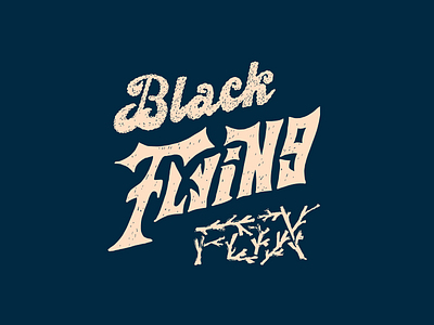 Black Flying Fox design handdrawn handlettering lettering natural rough texture type typedesign typedrawing typography wooden