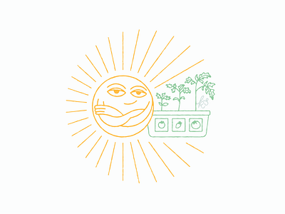 Early Investor creativeproject earthday future garden hand drawn illustration investment sun sunshine sunstories texture tomato