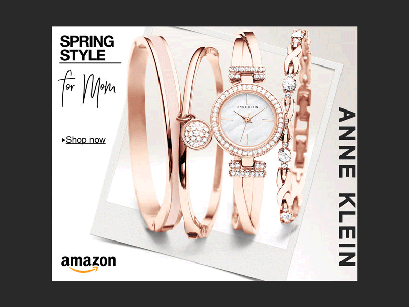 Anne Klein AMG campaign for Mother’s Day 2017 on Amazon. amazon amg anne klein for mom mothers day spring style