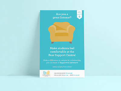 Peer Support Comfy Chair Poster