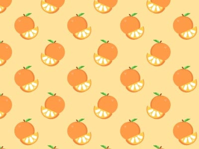 Orange Pattern flat design illustration orange pattern seamless surface design vector