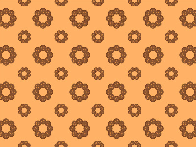 Donut Pattern 6 adobe illustrator flat design food illustration pattern seamless surface design vector wallpaper