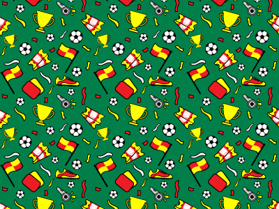 Football Pattern adobe illustrator flat design football illustration line art pattern sport surface design vector wallpaper world cup