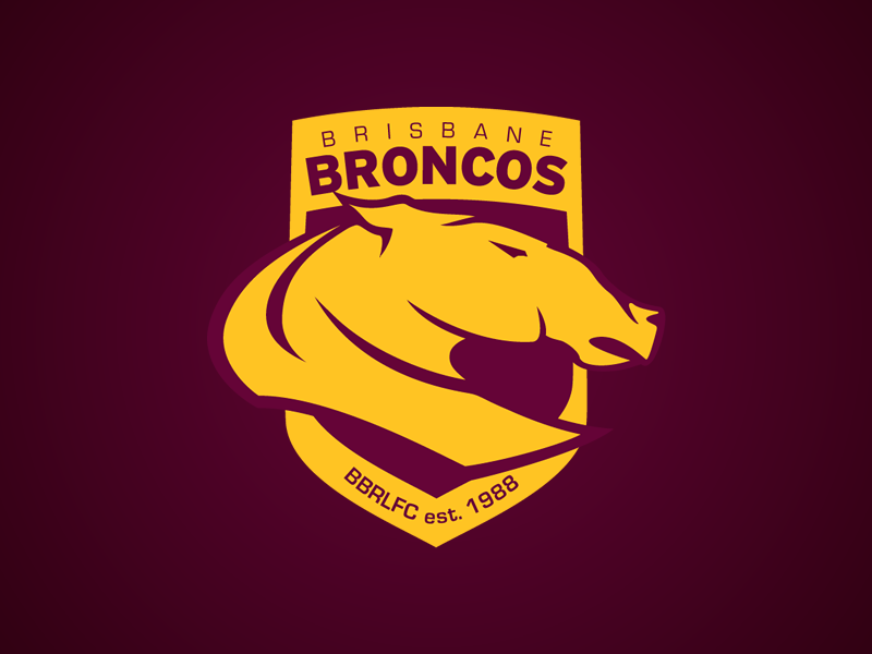 Brisbane Broncos Logo by Dean Robinson on Dribbble