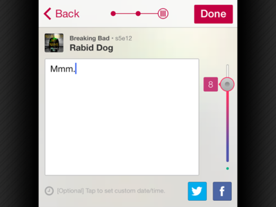 Posting new activity app ios ui watched