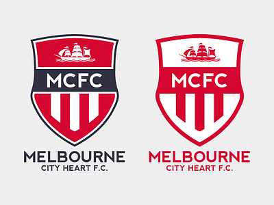 Melbourne City Heart F.C. football logo