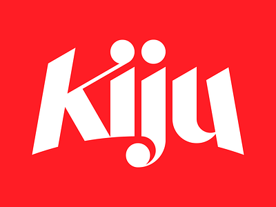 Kiju logo logotype typemark