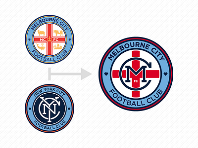 Melbourne City FC football logo soccer sport