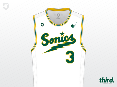 Seattle Supersonics - #maymadness Day 31 basketball jersey maymadness nba seattle supersonics