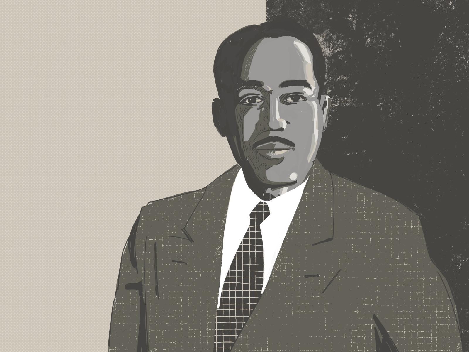 Langston Hughes by Scott Johnson on Dribbble