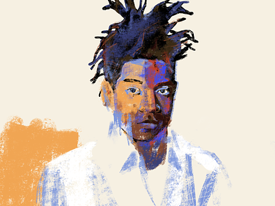 Basquiat black lives matter illustration ipadpro portrait procreate