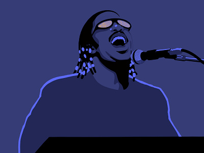 Stevie Wonder black lives matter illustration ipadpro portrait procreate