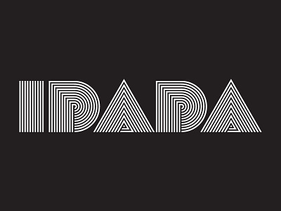 IDADA Logo arts indy logo type design