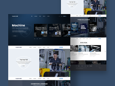 Doosanmachine Tools Concept adobe xd creative design ui ux web