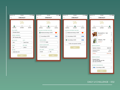 Daily UI 002 - Checkout