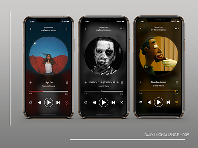 Daily UI 009 - Music Player