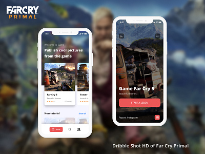 Dribbble Shot Hd of Far Cry