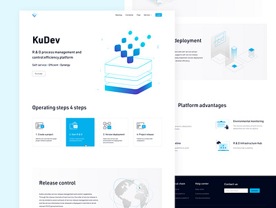 R&D Process Management deploy deployment developer illustration landingpage managment process project rd release technology version